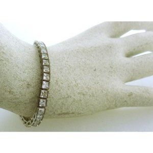 8" 925 Princess CZ Tennis Bracelet